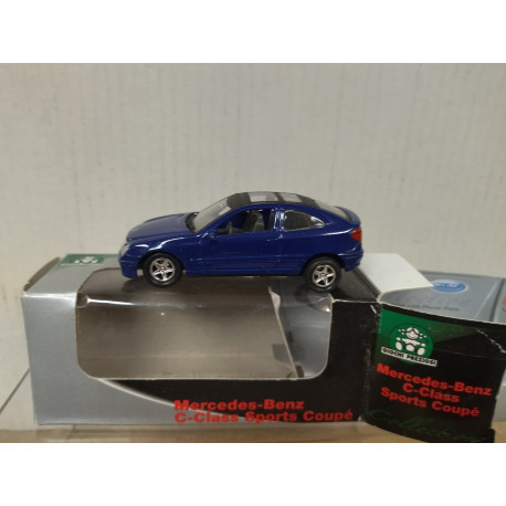 MERCEDES-BENZ C-CLASS SPORTS COUPE BLUE 1:60/apx 1:64 WELLY RETROFRICCION