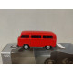 VOLKSWAGEN T2 BUS RED 1:60/apx 1:64 WELLY SUPER9