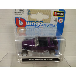 FORD ROADSTER 1932 PURPLE 1:64 BBURAGO
