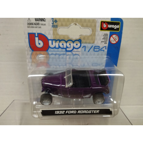 FORD ROADSTER 1932 PURPLE 1:64 BBURAGO