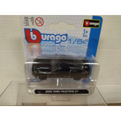 FORD MUSTANG GT 2015 BLACK 1:64 BBURAGO