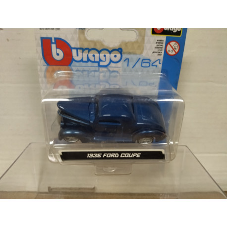 FORD COUPE 1936 BLUE 1:64 BBURAGO