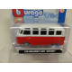 VOLKSWAGEN T1 SAMBA VAN RED/WHITE 1:64 BBURAGO