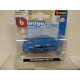 VOLKSWAGEN BEETLE BLUE 1:64 BBURAGO