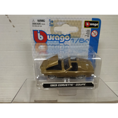 CHEVROLET CORVETTE C2 1969 GOLD 1:64 BBURAGO