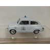 SEAT 600 D 1968 2-SERIE POLICIA MUNICIPAL BARCELONA 1:43 SALVAT SOLIDO NO BOX
