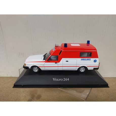 VOLVO 264 AMBULANCE 1:43 ATLAS IXO HARD BOX