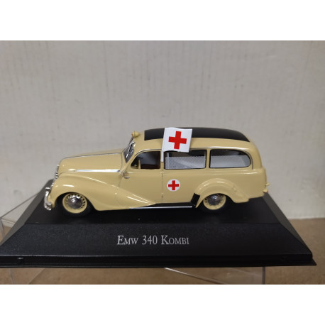 EMW 340 KOMBI AMBULANCE 1:43 ATLAS IXO HARD BOX