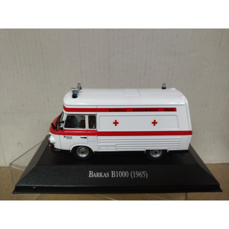 BARKAS B1000 1965 AMBULANCE 1:43 ATLAS IXO HARD BOX