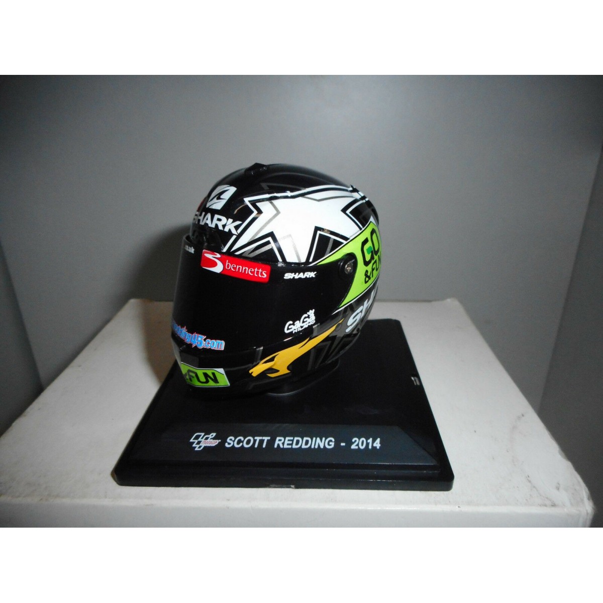 CGP 40 SCOTT REDDING 2014 CASCO MOTO BIKE GP COLLECTION HELMETS ALTAYA IXO  1/5 - BCN STOCK CARS
