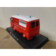 PEUGEOT J7 1980 VSAB FRANCE FIRE/BOMBEROS/POMPIERS 1:43 DelPRADO URNA NO ORIGINAL