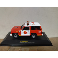 NISSAN PATROL BARCELONA BOMBEROS 1:43 SALVAT IXO