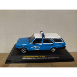 SEAT 131 PANORAMA/FAMILIAR 1980 AYUNTAMIENTO MADRID POLICIA 1:43 ALTAYA IXO