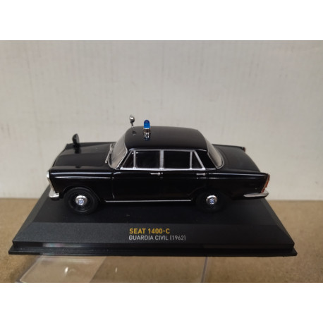 SEAT 1400 C 1962 GUARDIA CIVIL 1:43 ALTAYA IXO DEFECT/NO RETRO