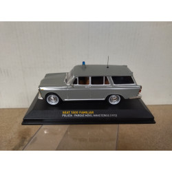 SEAT 1500 FAMILIAR 1972 PMM POLICIA PARQUE MOVIL MINISTERIOS 1:43 ALTAYA IXO