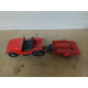 JEEP CJ-5 RED + TRAILER 1:36 CORGI NO BOX