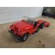 JEEP CJ-5 RED + TRAILER 1:36 CORGI NO BOX