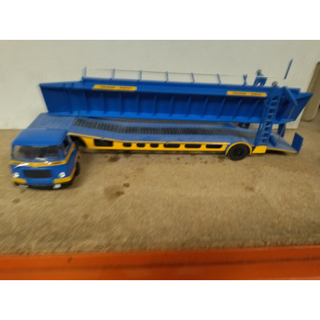 UNIC MZ 36 1960 CAR TRAILER CAMION/TRUCK TRAILER 1:43 ALTAYA IXO DEFECTUOSO