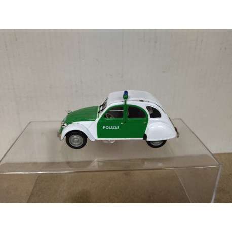 CITROEN 2CV 1986 POLIZEI/POLICE GERMANY 1:43 NOREV HACHETTE NO BOX