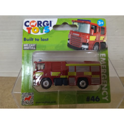 SCANIA FIRE ENGINE POMPIER BOMBEROS apx 1:64 CORGI TOYS n46