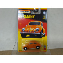 VOLKSWAGEN BEETLE 1962 ORANGE 1/12 GERMANY 1:64 MATCHBOX