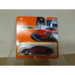 TESLA ROADSTER RED 1:64 MATCHBOX