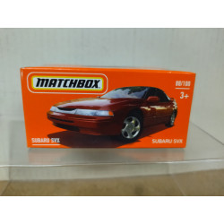 SUBARU SVX RED 1:64 MATCHBOX BOX CARTON