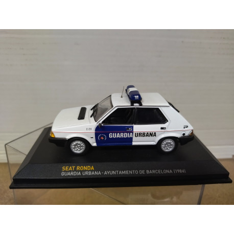 SEAT RONDA 1984 GUARDIA URBANA POLICIA BARCELONA 1:43 ALTAYA IXO