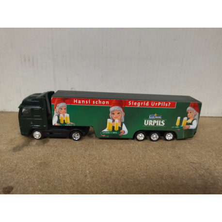 VOLVO FH TRUCK + TRAILER KARLSBERG URPILS 1:87 H0 NO BOX/DESGUACE/SUCIO