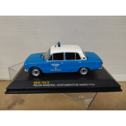 SEAT 124 D 1976 AYUNTAMIENTO MADRID POLICIA 1:43 ALTAYA IXO