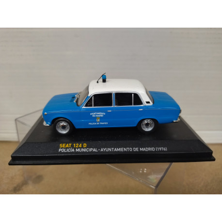 SEAT 124 D 1976 AYUNTAMIENTO MADRID POLICIA 1:43 ALTAYA IXO
