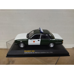 PEUGEOT 505 1982 GUARDIA CIVIL 1:43 ALTAYA IXO