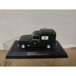 RENAULT 4 FURGONETA 1966 AMBULANCIA GUARDIA CIVIL 1:43 ALTAYA IXO DEFECT/NO RETRO