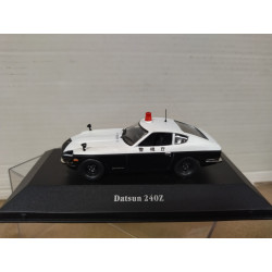 DATSUN 240Z POLICE JAPAN 1:43 ATLAS IXO HARD BOX