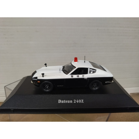 DATSUN 240Z POLICE JAPAN 1:43 ATLAS IXO HARD BOX