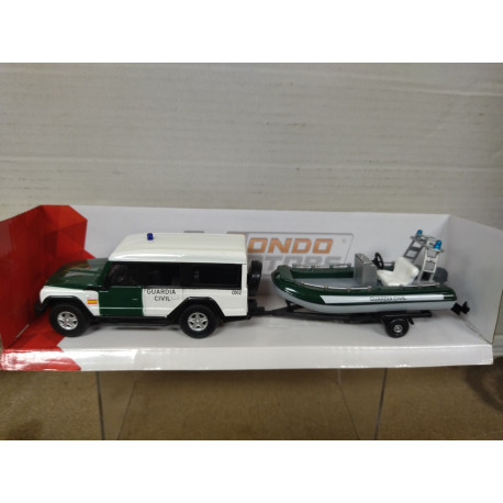 IVECO MASSIF + LANCHA GUARDIA CIVIL 062 1:43 MONDO MOTORS