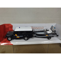 IVECO MASSIF + LANCHA POLICIA NACIONAL 091 1:43 MONDO MOTORS