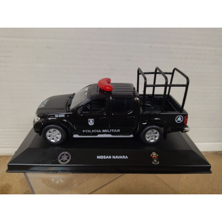 NISSAN NAVARA POLICIA MILITAR BOPE BRASIL 1:43 J-COLLECTION TRANSKIT