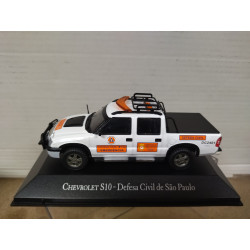 CHEVROLET S-10 DEFENSA CIVIL BRASIL 1:43 DeAGOSTINI IXO