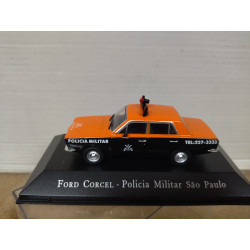 FORD CORCEL POLICIA MILITAR SAO PAULO BRASIL 1:43 DeAGOSTINI IXO
