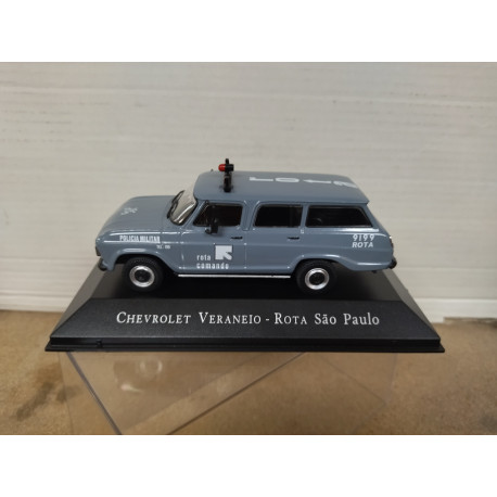 CHEVROLET VERANEIO POLICIA MILITAR ROTA BRASIL 1:43 DeAGOSTINI IXO