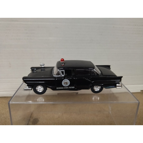 FORD FAIRLANE 1957 GEORGIA STATE PATROL USA POLICE 1:43 ROAD CHAMPS NO BOX