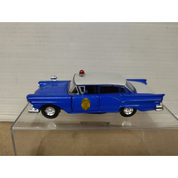FORD FAIRLANE 1957 KANSAS HIGHWAY PATROL USA POLICE 1:43 ROAD CHAMPS NO BOX