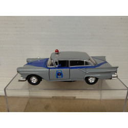 FORD FAIRLANE 1957 ALABAMA HIGHWAY PATROL USA POLICE 1:43 ROAD CHAMPS NO BOX