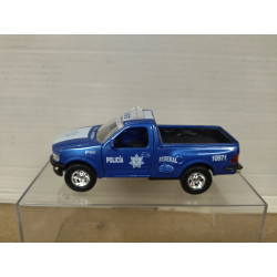 FORD F-150 1997 POLICIA FEDERAL SSP MEXICO 1:36/1:38 WELLY NO BOX