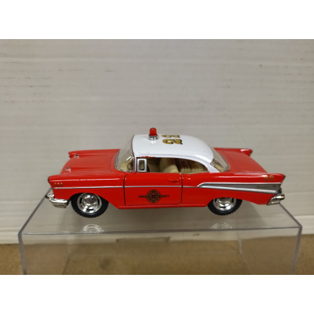 CHEVROLET BEL AIR 1957 FIRE CHIEF 1:40 KINSMART NO BOX