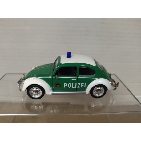 VOLKSWAGEN BEETLE POLIZEI 1:43 SCHUCO JUNIOR NO BOX