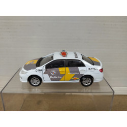 TOYOTA COROLLA POLICIA RODOVIARIA BRASIL 1:36/1:38 WELLY NO BOX