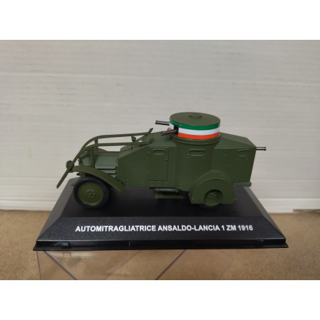 ANSALDO-LANCIA 1 ZM 1916 AUTOAMETRALLADORA 1:43 DeAGOSTINI