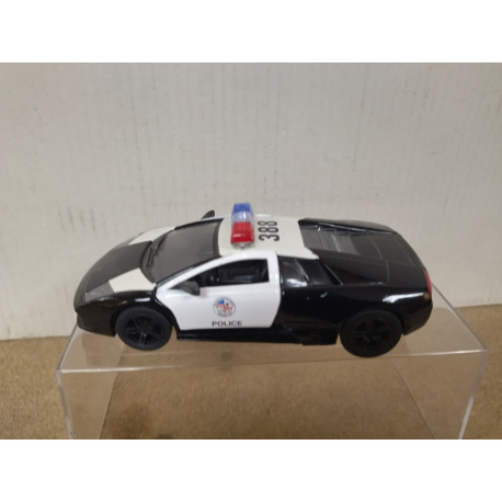 LAMBORGHINI MURCIELAGO LP 640 POLICE USA 1:36 KINSMART KT 5317 NO BOX